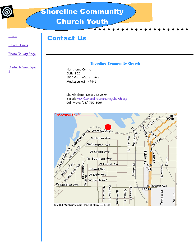 Text Box: Shoreline Community Church Youth